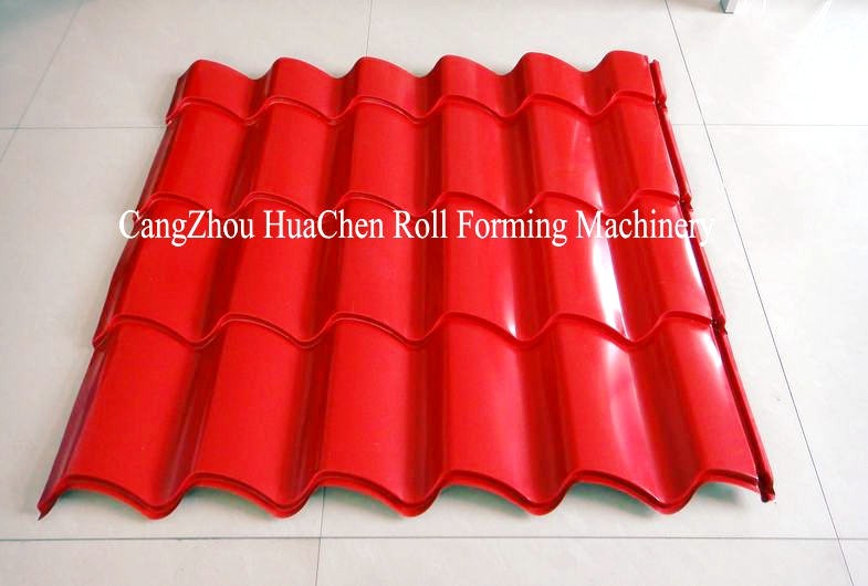 Roof Wall Double Layer Roll Forming Machine 0 - 15m / min Manual Hydraulic Decoiler