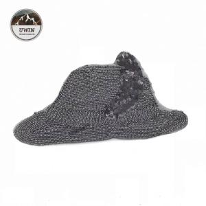 Quality Classical Black Hat Iron On Embroidered Patches For Garment Accessories wholesale