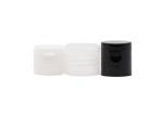 Smooth 18 / 410 PP Plastic Flip Top Dispensing Caps Eco Friendly