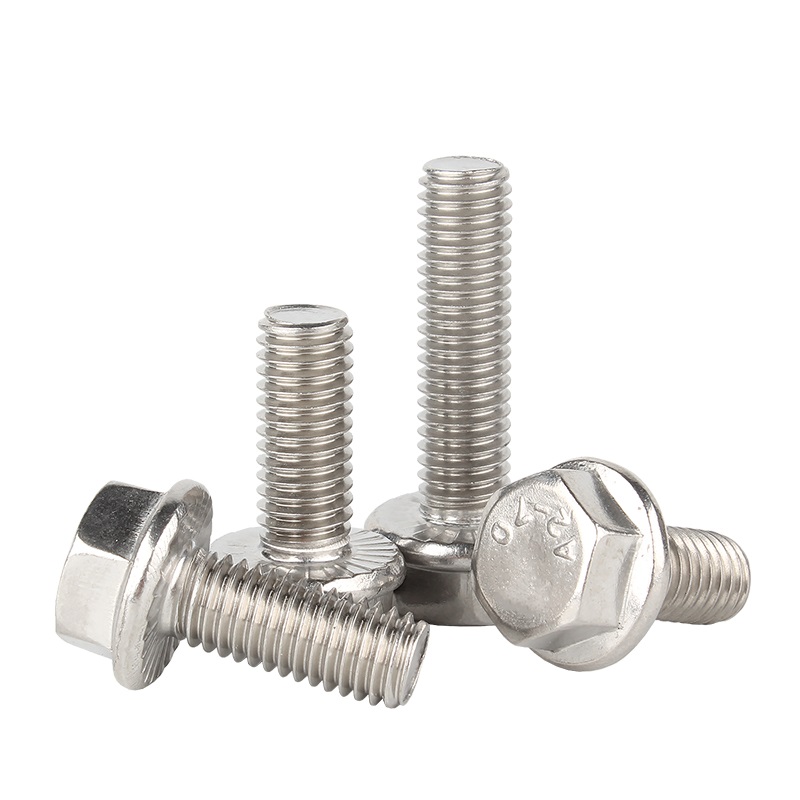 DIN6921 Grade 10.9 Outer Hexagonal Flange Bolt with Padded Flower Teeth Hex Bolt