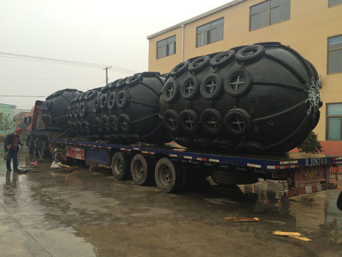 Vulcanization Inflatable Rubber Fender Integral Molding Yokohama Fender