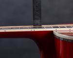 Customized acoustic guitar, 43 inch Jumbo guitar, Quilt Vine Viper red, Guitarra