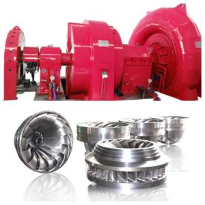 Quality Power Plant With High Capacity Francis Turbine Generator 300KW-20MW Rated Efficiency 90%-96% wholesale