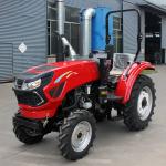 Construction Works Mini Tractor Gear Drive Agriculture Equipment On Farm