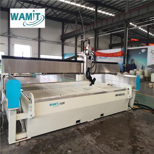 4000*2000mm Full Automatic Water Pressure Cutter 415V Water Jet Laser Cutting