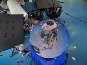 Quality Sphere Shaped 360 Degree Viewing Angle Spherical LED Display For Outdoor Advertising wholesale