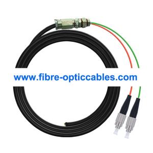 Quality LSZH SM FC UPC Fiber Optic Pigtail 2 Ceramic Core Waterproof wholesale