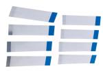 Electronics 32 AWG 10 Pins 80mm FFC Flexible Flat Cable