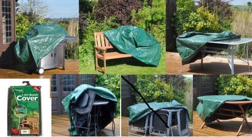 Cord Lock Closure Garden Furniture Cover Set, 600D Durable, Water Resistant Fabric, Patio Bistro Sets Cover,