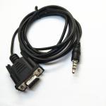 3.5mm Male Plug Cable D-sub to 3.5mm Earphone Audio Cable Shielding Braid VGA