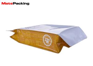 Quality Glossy Side Gusset Tin Tie Coffee Bags 0.05 - 0.2mm Thickness For Coffee Bean Packaging wholesale