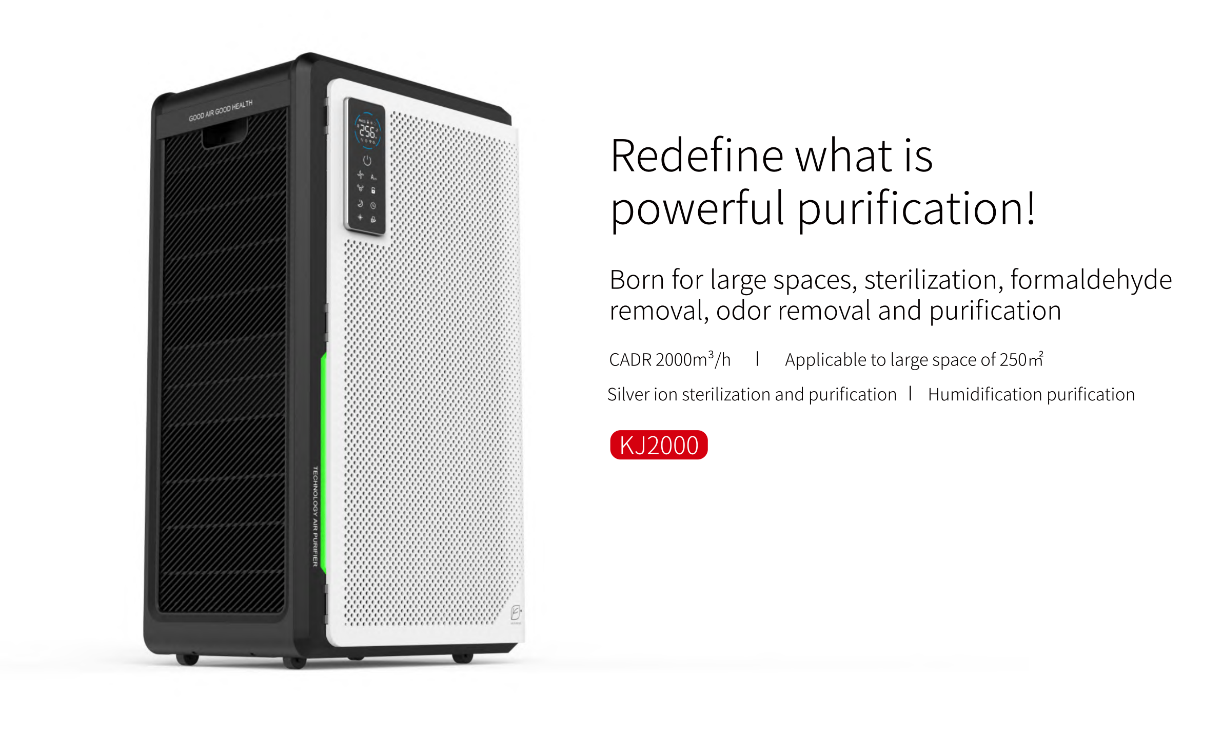 Powerful Large Coverage HEPA Filter Air Purifier Triple Filtration 6 Layers Purification Deep Air Cleaning Air Cleaner