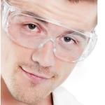 Transparent Medical Eye Goggles High Clarity With FDA CE Certificatuon