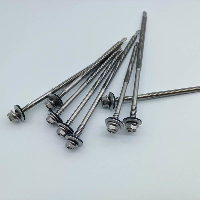 ISO Standard 316+435 Material Hexagon Flange Head Self Drilling Screw