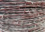 Zinc Coated Barb Wire Farm Fence 14 Gauge Barbwire With Customizable Specificati