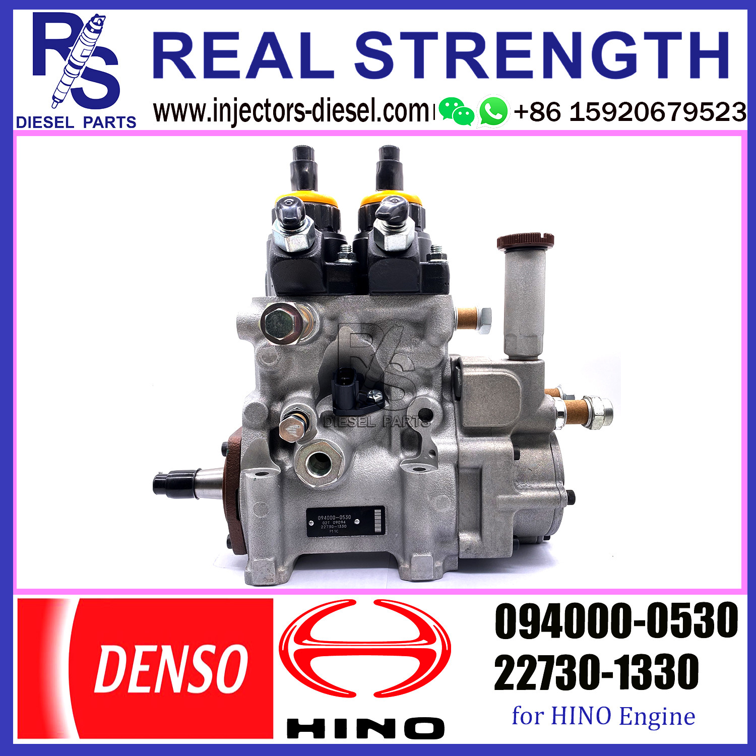 Denso pump Common Rail HP0 Pompa 094000-0530 22730-1330 for HINO P11C