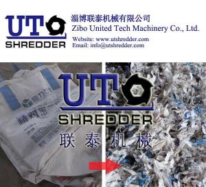 Quality automatic double shaft shredder, plastic granulator - plastic jumbo bag shredder, plastic bag, package bag shredder wholesale