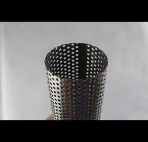 Quality Plating Perforated Stainless Steel Tube With Powder Coating Triangle Hole Patterns wholesale