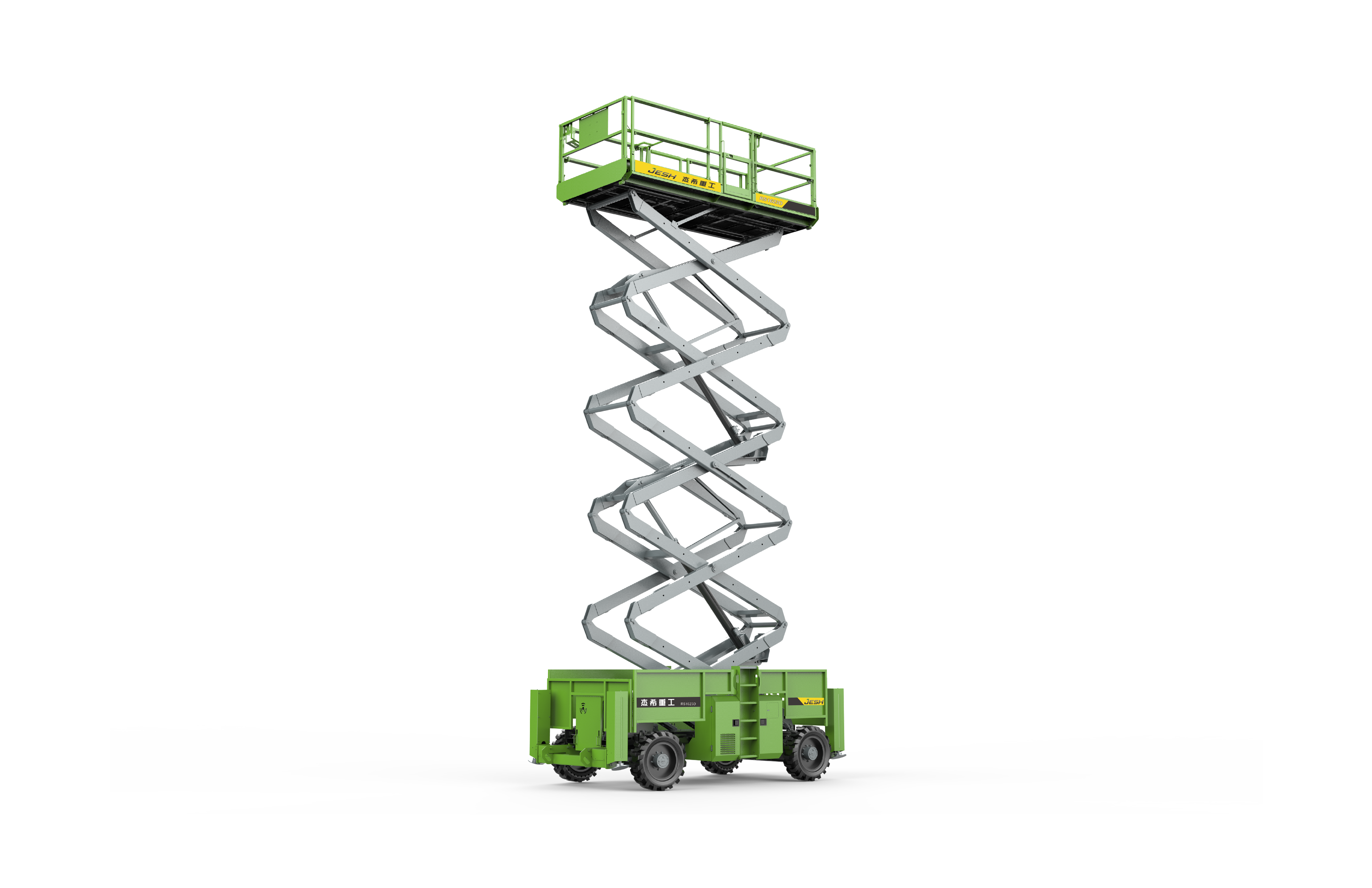 ISO9001 Approved 1150KG Load 12m Mobile Lift Platform Diesel Rough Terrain