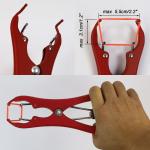 Castration Bander For Goats, 100Pcs Latex orange Castrator Rings, red Balloon