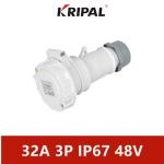 IP67 48V Industrial Waterproof Low Voltage Connector IEC Standard