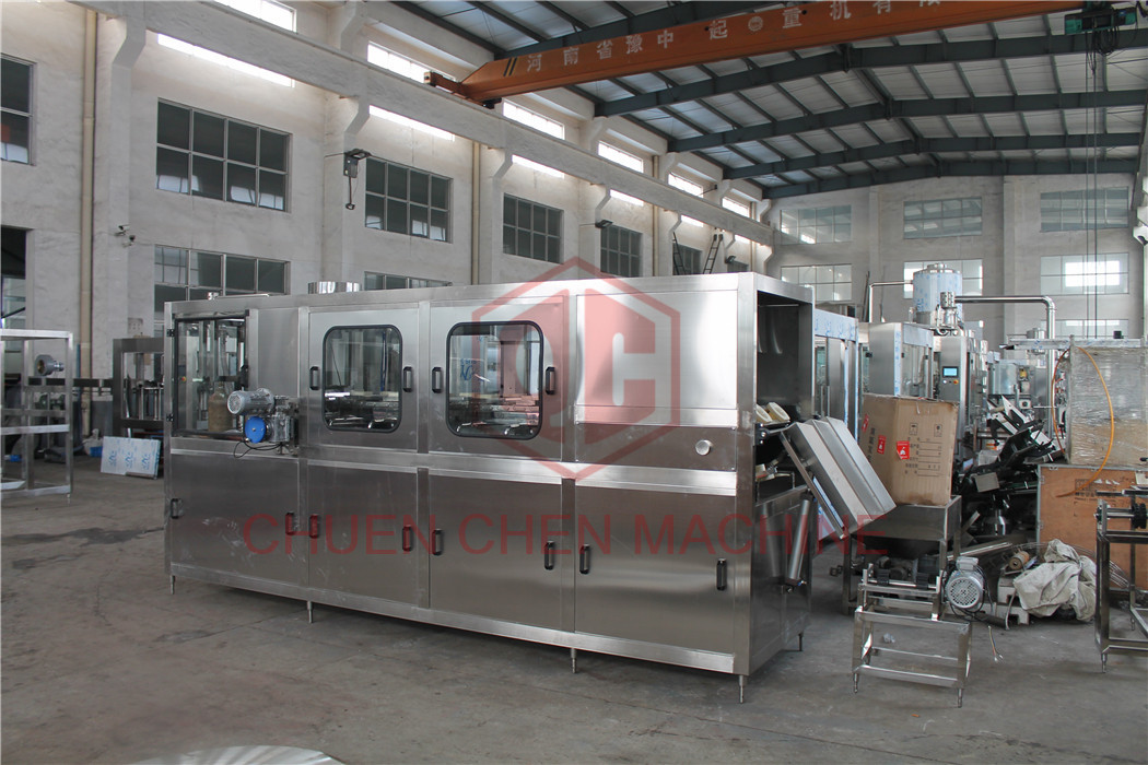 Auto Liner Type 5 Gallon Water Filling Machine Barrel Pure Drinking Water Washing Capping Sealing