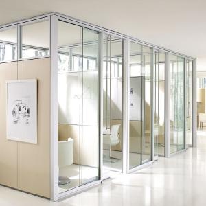 Quality Commercial Office Glass Partition Walls High Security Easy Maintenance wholesale
