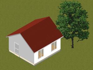 Quality Small Family Steel Frame Prefab Bungalow Homes / Contemporary Prefab Homes wholesale