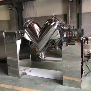 Quality SUS304 V Type Powder Mixer Seasoning Granules Mixing Machine wholesale