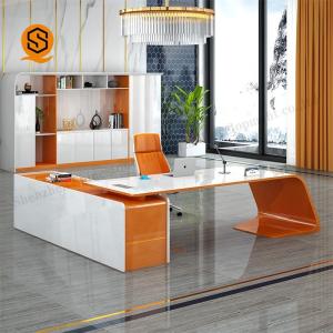 Quality Seamless Joint Solid Surface Office Furniture L Shape Office Table wholesale