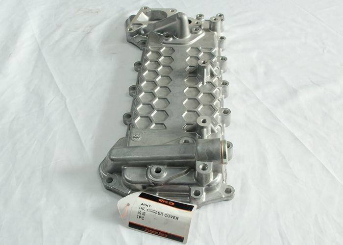 Excavator Machinery Spare Parts ISUZU Oil Cooler Cover Metal Material 4HK1