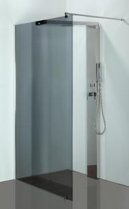 Quality Grey Glass Bathroom Shower Enclosures With Stainless Steel Shower Column Panels wholesale