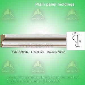 Quality European style Environmental Decorative PU Plain Panel mouldings wholesale