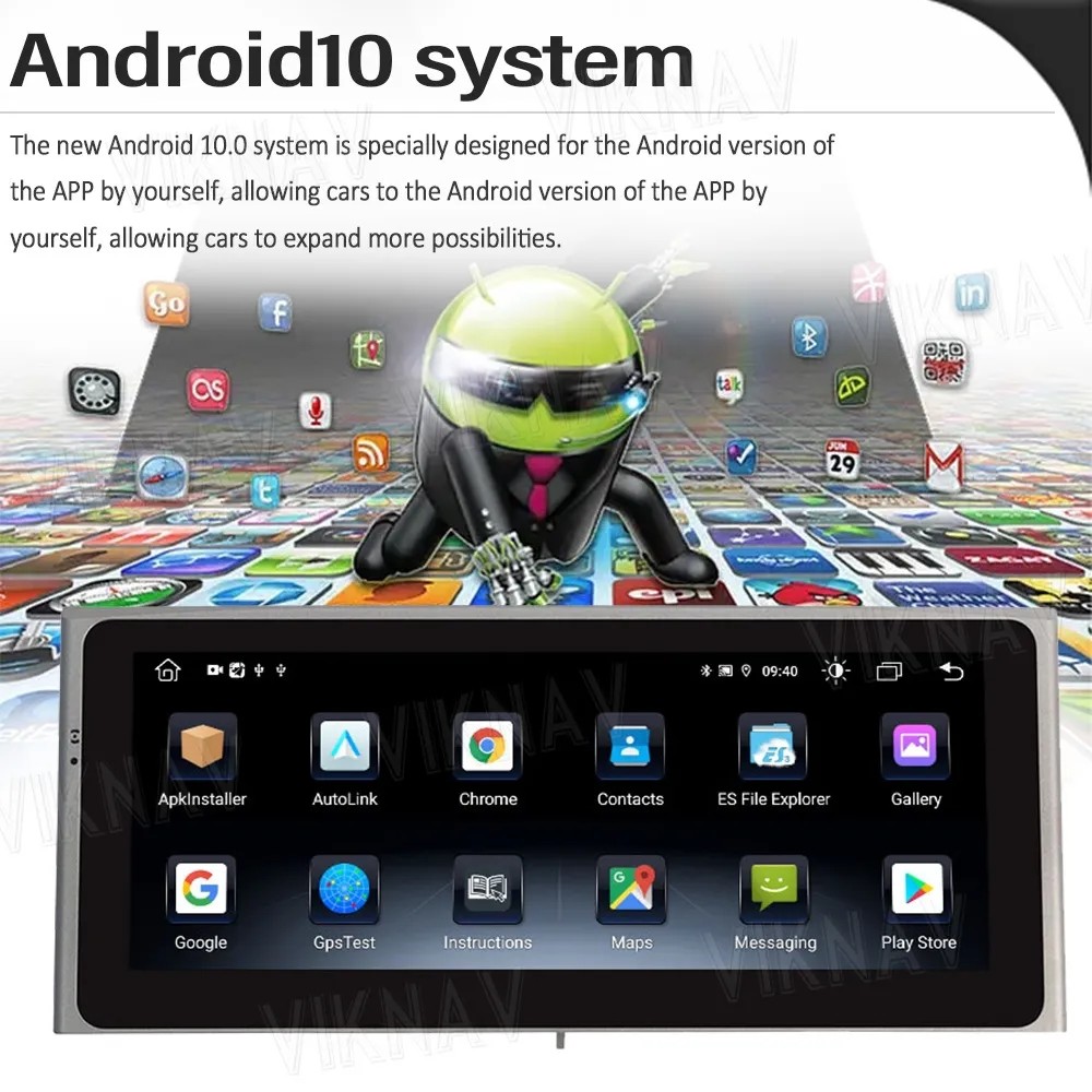 10.25 Inch Screen Car radio For 1998-2012 Land Rover V8 128G Navigation GPS Multimedia DVD Player Wireless Carplay