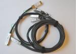 40GBASE-CR4 QSFP + Copper Cable 10M Passive , Twinax Copper Cable
