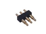 PCB Mount Spring Loaded Pogo Pin Connector 1x3P Straight DIP