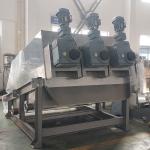 Screw Press Sludge Dewatering Machine In Wastewater Treatment Industry