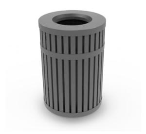 Quality Rotational Molding Products Fashion outdoor trash can plastic sanitation trash can rotoplastic mold wholesale