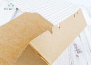 Quality Food Packaging Paper Takeaway Boxes / Disposable Take Away Food Containers wholesale
