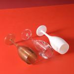 2.5oz Small SAN Plastic Biodegradable Champagne Flutes Glasses 70ml
