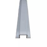 White Color Aluminium Extruded Profiles For Kitchen Cabinet Door U Corner
