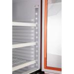 Glass Single Door Swing Upright Showcase Cooler 370L Commercial Refrigerator