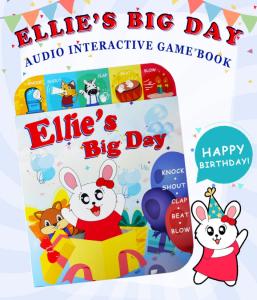 Quality 12pages Children Baby Kids Toy Story Sound Book Ellie'S Big Day 1.05 Pounds wholesale