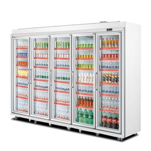 Quality Beverage Supermarket Commercial Upright Display Freezer wholesale