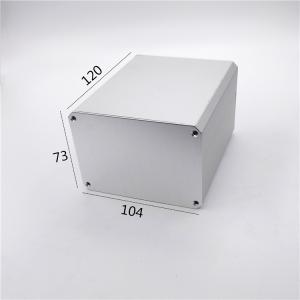 Quality 104*73*120mm Sandblasting Extruded Aluminum Box Enclosures wholesale