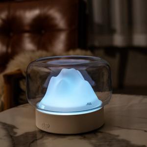 Quality Cool Mist Aroma Oil Diffuser LED Night Light Colorful Ultrasonic Grey White wholesale