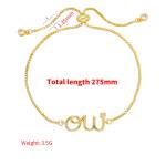 925 Silver Letter Pendant Necklace