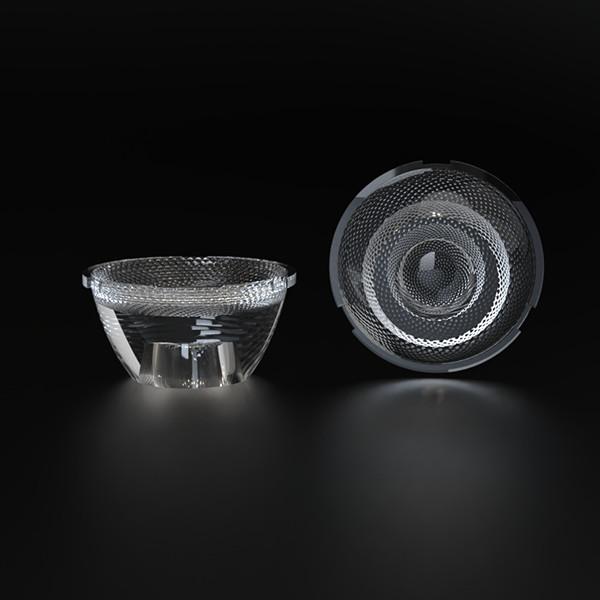 Diameter 45mm upgrade hotel cut-off Lens PC material for spot light VA 15° anti