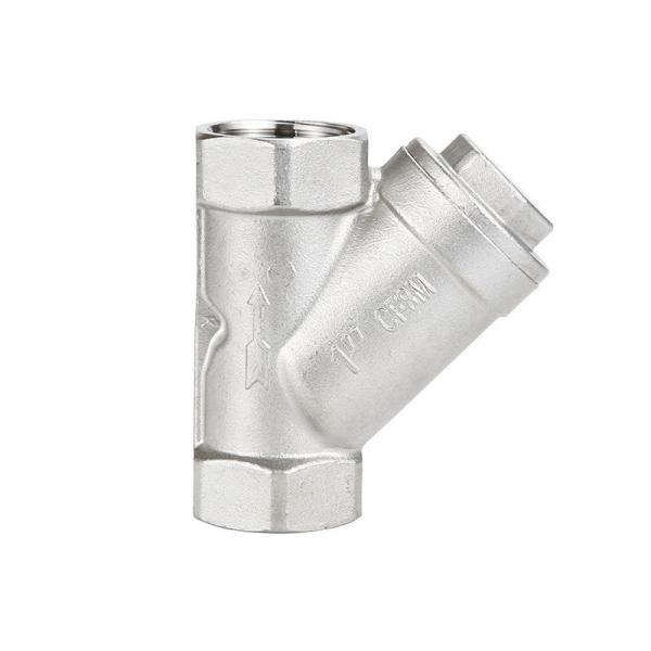Water Media Stainless Steel Female Thread Y Strainer for Pn16 Pipe Customized