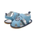 Summer New style PU Leather upper rubber sole anti-slip 0-2 years prewalker baby